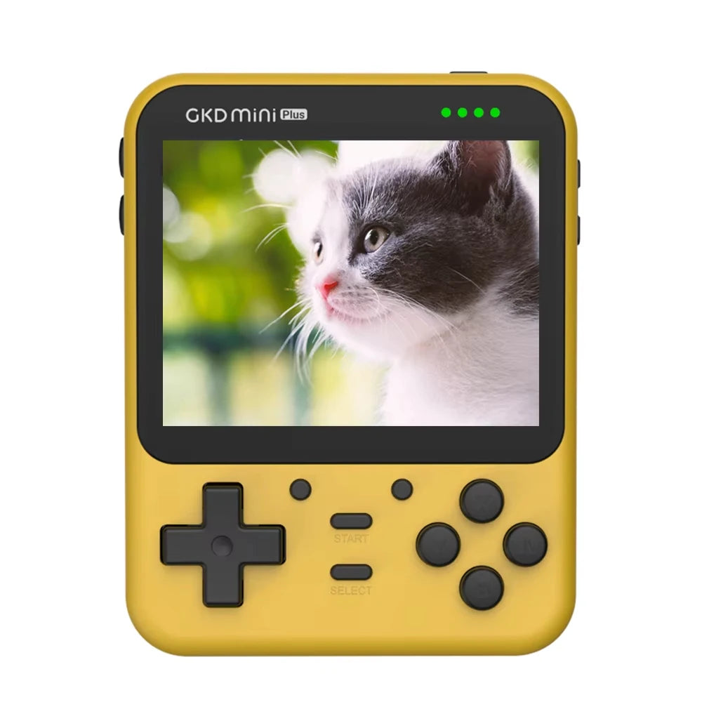 GKD Mini Plus Handheld - 3.5" IPS Retro Portable Gaming Console with WiFi/Bluetooth/OTA, GB/GBA/SNES/Genesis Emulator Support