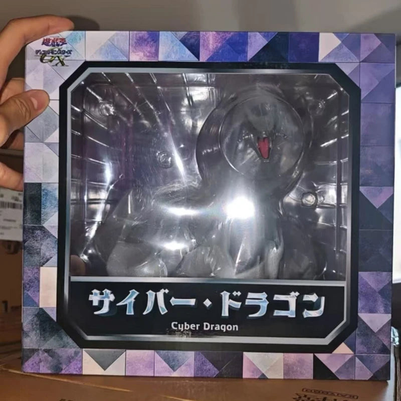 In Stock Original Cyber Dragon Yu-Gi-Oh! Gx Finished Painting Product Large Sized Statue Figurine Trendy Toy Model