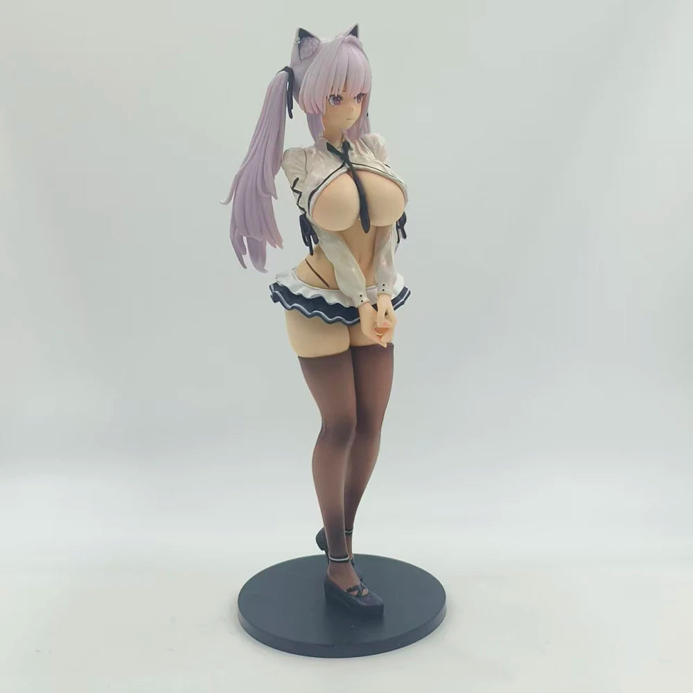 Alvina-chan 26CM Hentai Uniform Bunny Girl Action Figure PVC Anime Model Game Statue Adult Collectible Doll Toy Gift