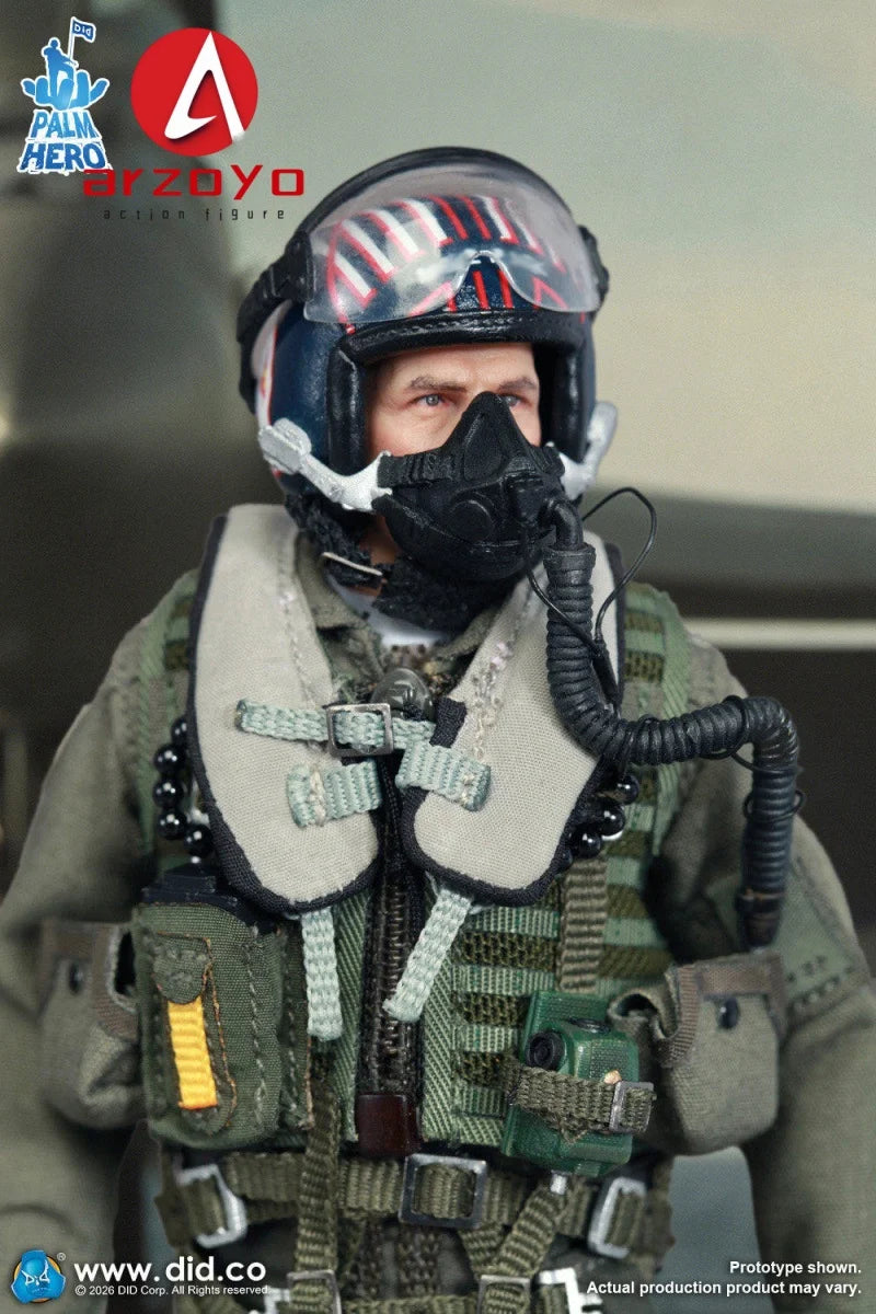 DID XM80031 1/12 Male Navy Instructor Pilot Soldier Super Flexible Action Figure 6'' Collectable Model Doll