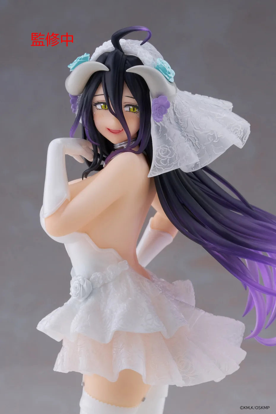 In Stock TAITO Coreful Overlord Albedo Wedding Dress Desktop Cute Dolls Anime Action Figure Toy Gift Model Collection