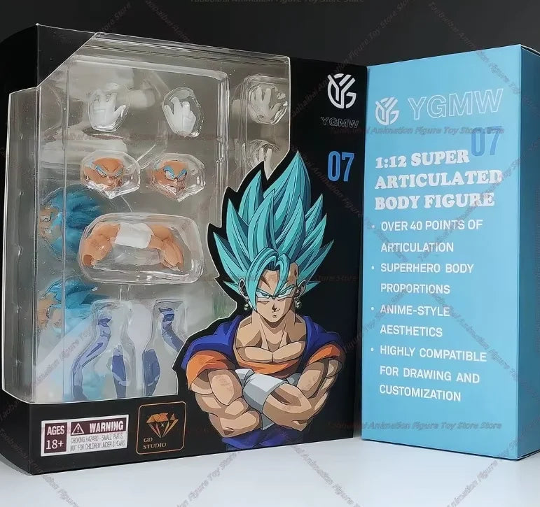 OCToys 1/12 Scale OC004 OC005 OC006 007 Set Dragon Ball Vegito Action Figure Collectible Gift