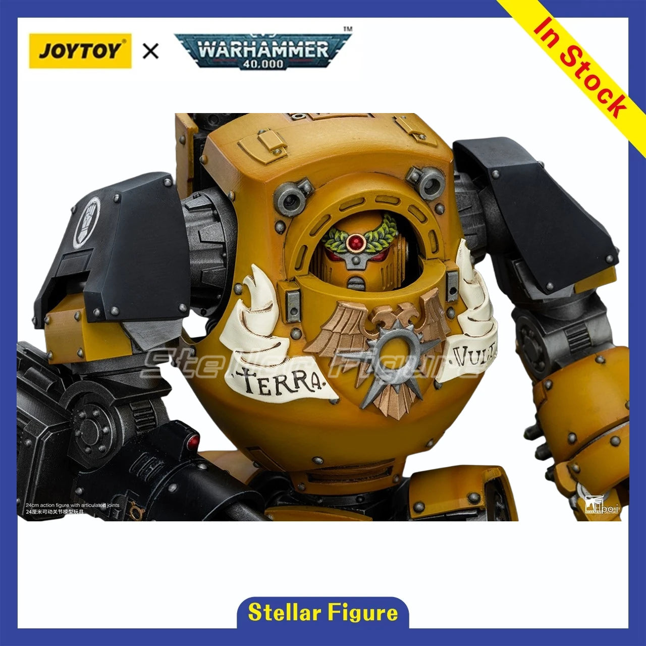 【SF】JOYTOY 1/18 Action Figure Imperial Fists Contemptor Dreadnought Model Toys Gifts Collection Ornaments