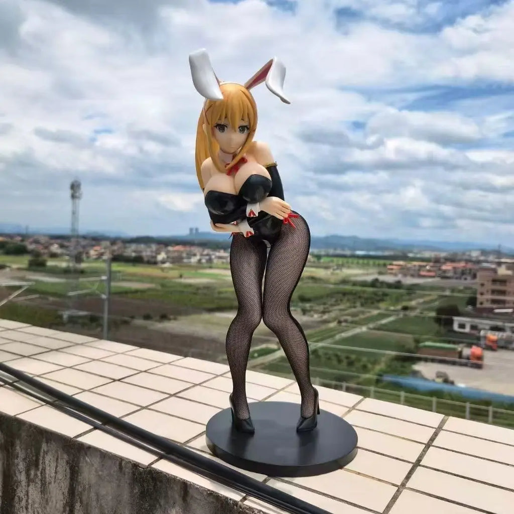 Aqua/Megumin/Darkness Konosuba 1/4 Scale Anime Bunny Girl Figure PVC Statue Model, Collection Desktop Decoration Gift