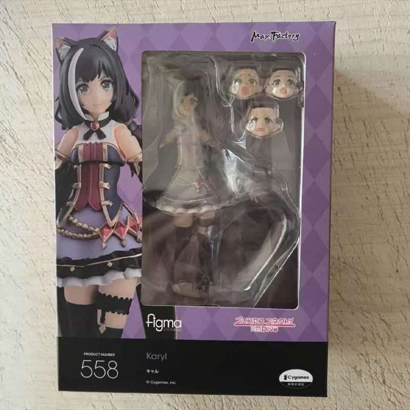 In Stock MAX Factory Original Box FIGMA 532 558 592 Pecorine Karyl Kokkoro Action Figure Model Gift for Kid Foam Box Packaging