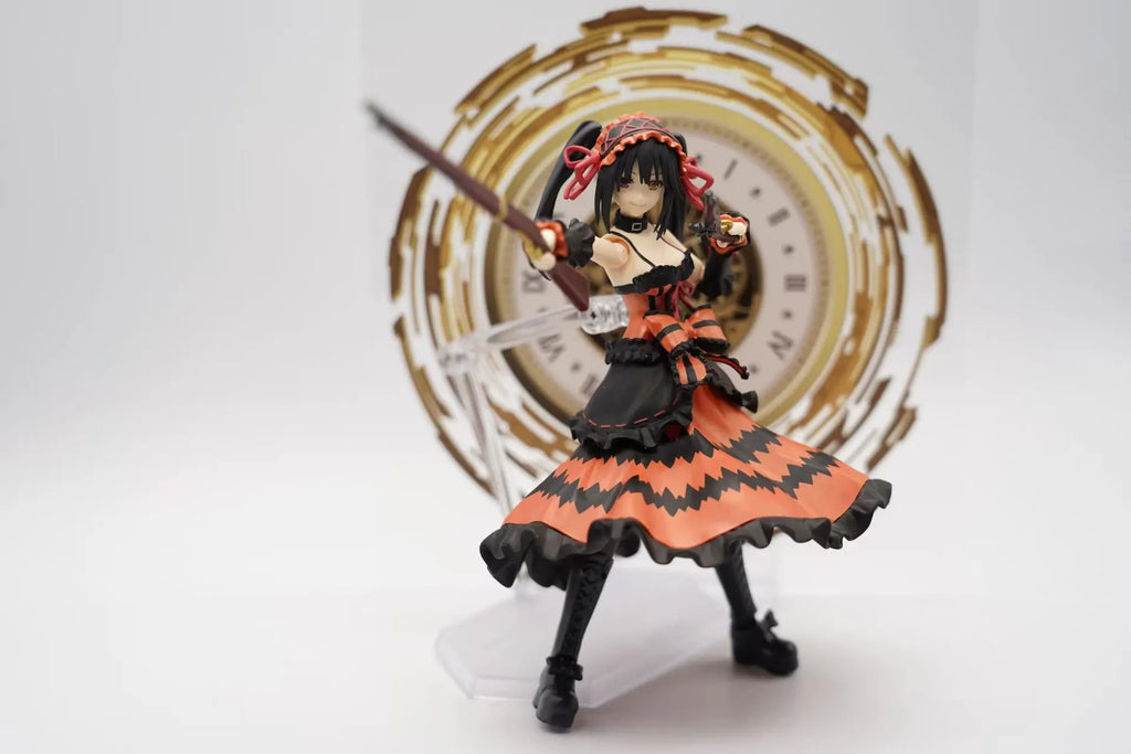Date A Live-Protagonist Tokisaki Kurumi Artikulierte Actionfigur Spielzeug Desktop-Raum-Ornament Jungen Fan Geburtstagsspielzeug Geschenk