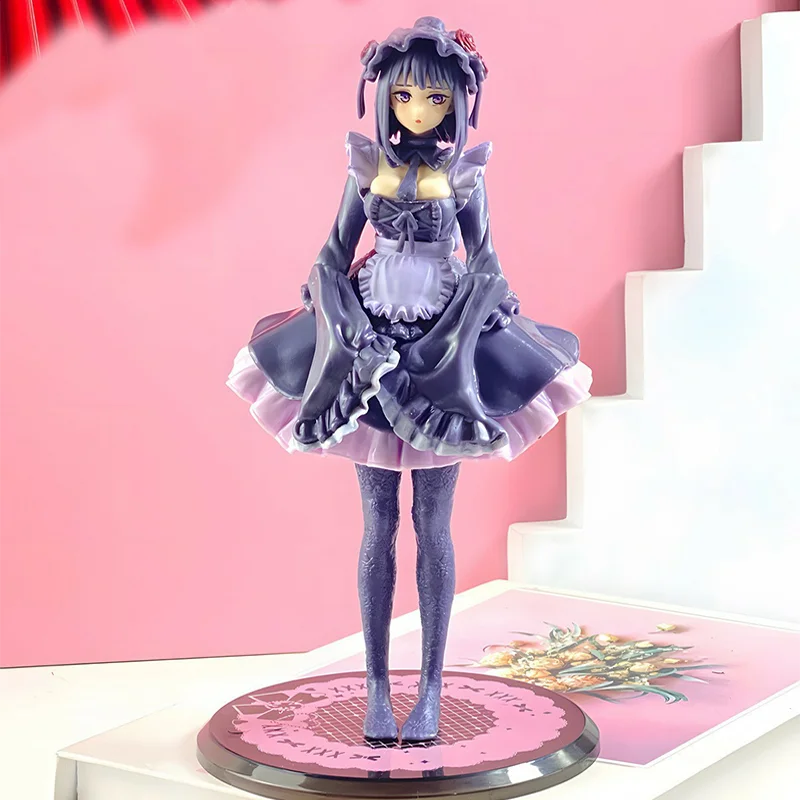 Anime-Figur My Dress-Up Darling Kitagawa Marin Black Maid Actionfigur Shizuku Kuroe Statue Sammlerstück Deko Modell Spielzeug Geschenk