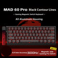 Madlions MAD68 60 Pro Mad Gaming Mechanical Keyboard Magnetic Switch Wired Gaming Accessories Customs Mad60 HE PRO MAD Keyboard