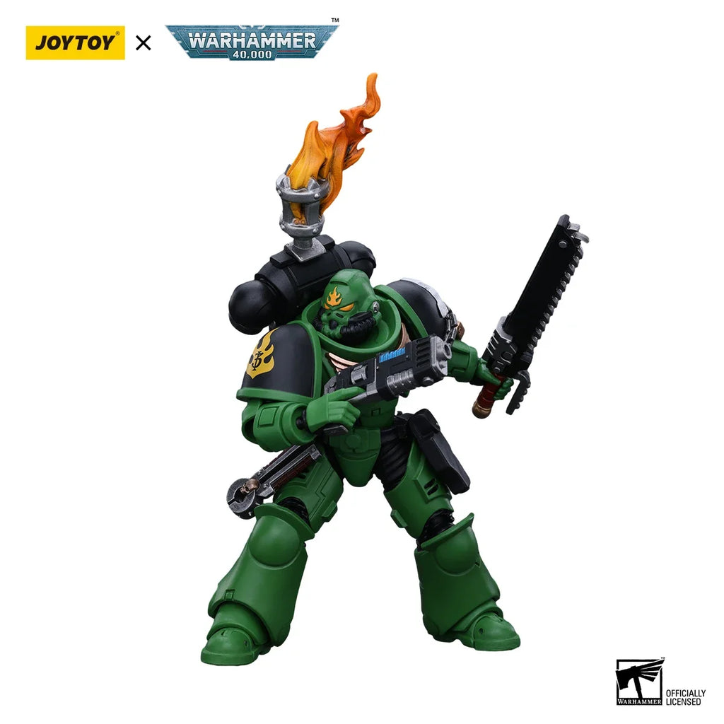 【MT】 JOYTOY 1/18 Action Figure Warhammer 40K Salamanders Intercessors Sergeant Tsek'gan Anime Figures Toys Model