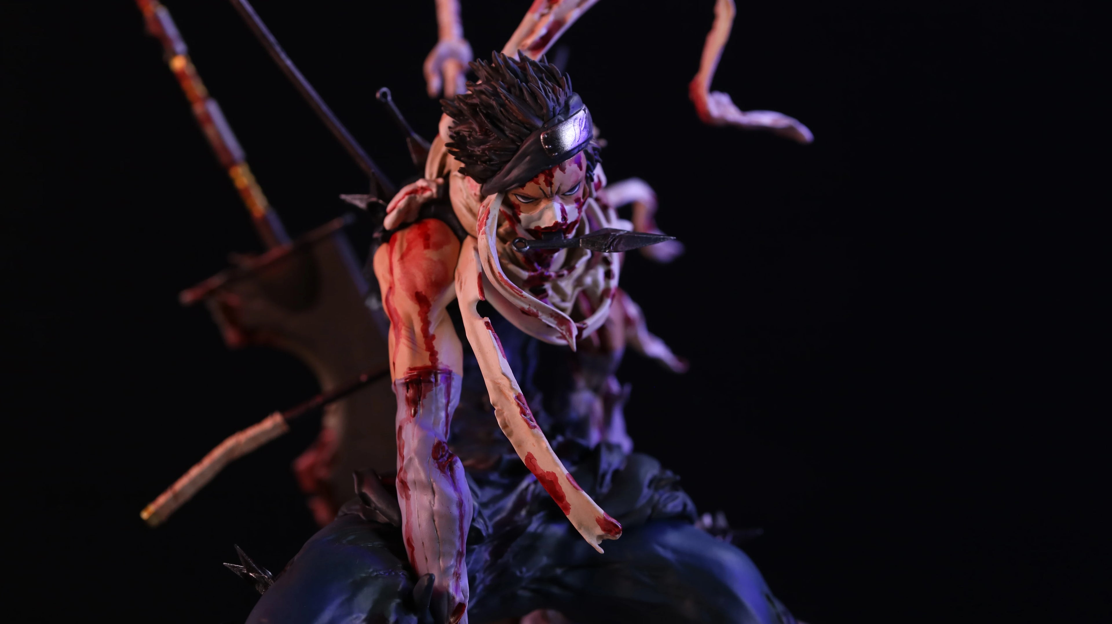 24 см Наруто Аниме Фигурка Момочи Забуза Екшън Фигурка 28 см PVC Хатаке Какаши Статуя Модел Кукла Колекция Декорация за бюро Играчка Подарък