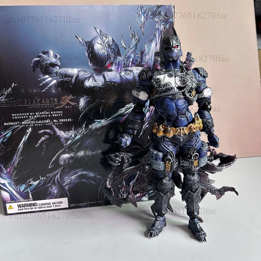 PLAY ARTS Kai Bruce Wayne Figure Rogues Gallery Fries Freeze Character Bad Guys Action Figure Model Toys Room Ornament Gift