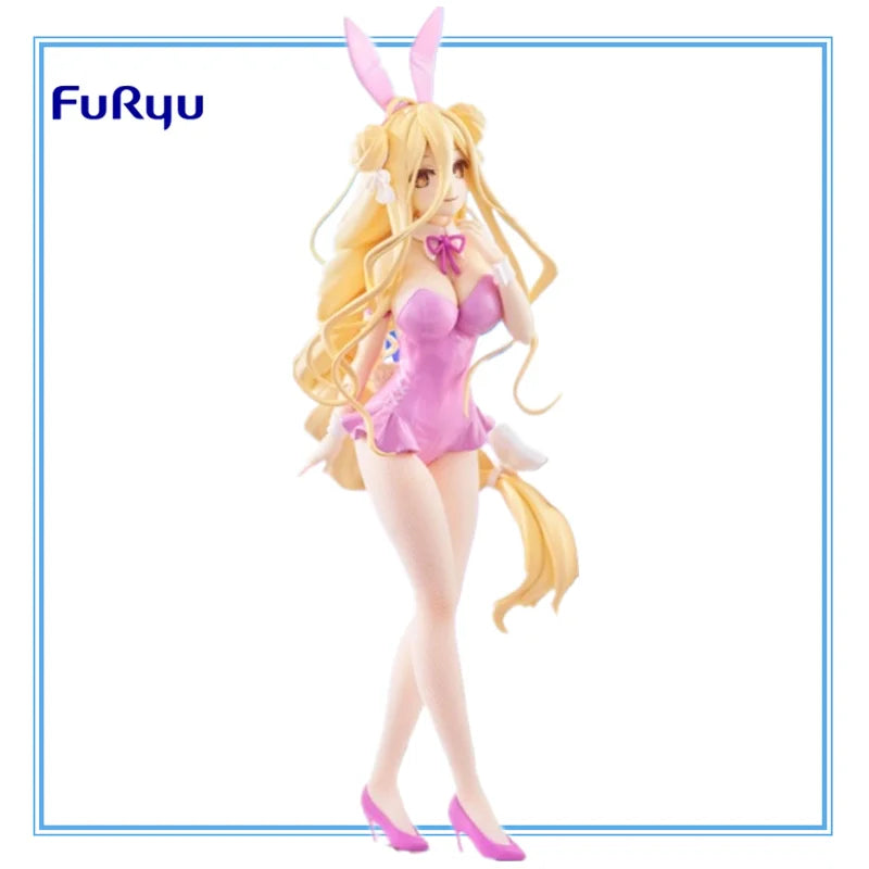 В наличност Оригинална FURYU DATE A LIVE Hoshimiya Mukuro BiCute Bunnies Фигурка PVC 27 см Аниме Герой Модел Колекция Играчки Подаръци