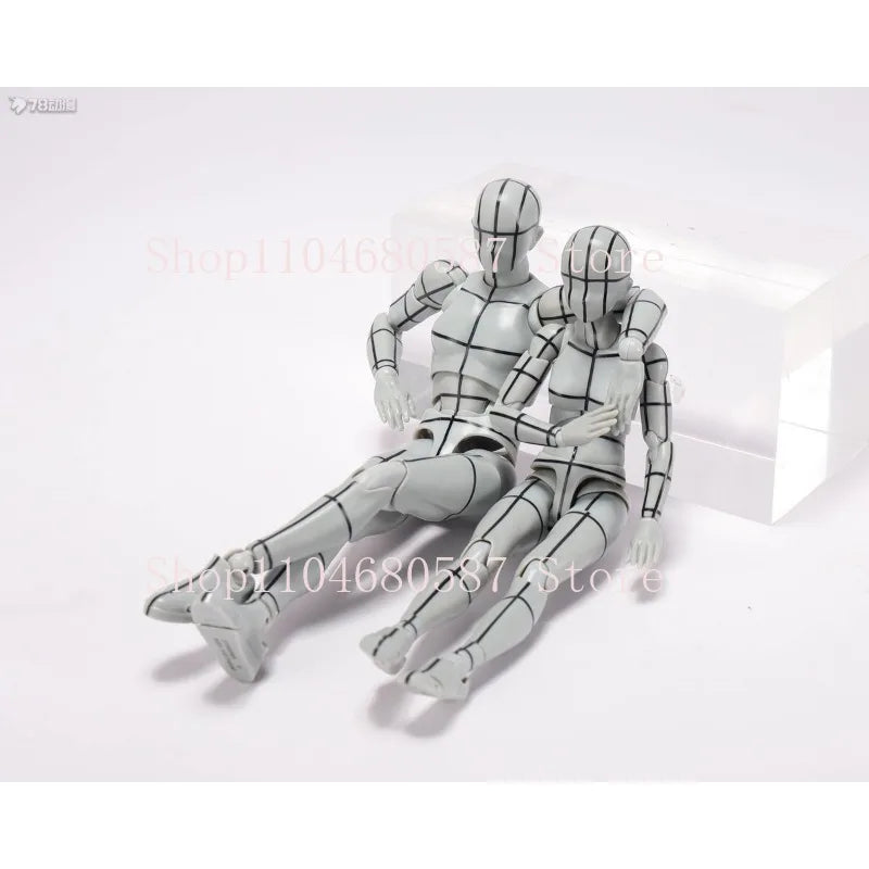 Bandai S.H.Figuarts Body Kun&Body Ma Gray Color Ver. Wire Frame Sports Version Action Figure Collection Model Toy Gift Hobby