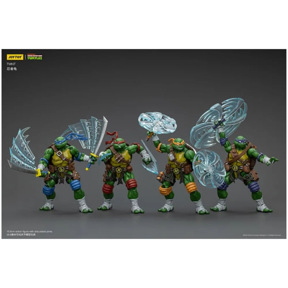 JOY TOY TMNT Микеланджело Донатело Рафаел Леонардо Фигурки Оригинална Декорация за Кукли Подаръчна Колекция Модели за Гараж
