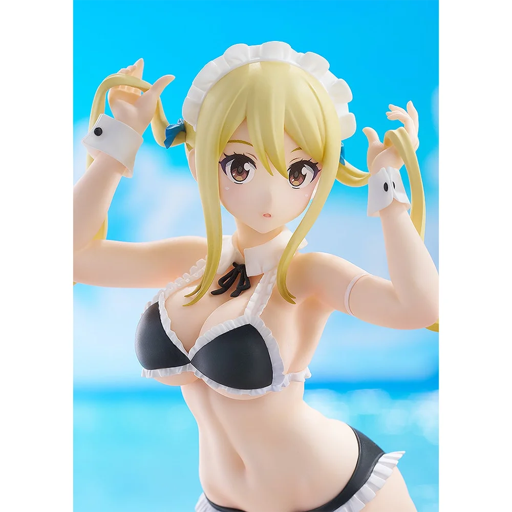 Original GSC POP UP PARADE FAIRY TAIL Anime Figure Lucy Heartfilia (Virgo Form Swimsuit Ver. L)  PVC Model Action Collect Gift