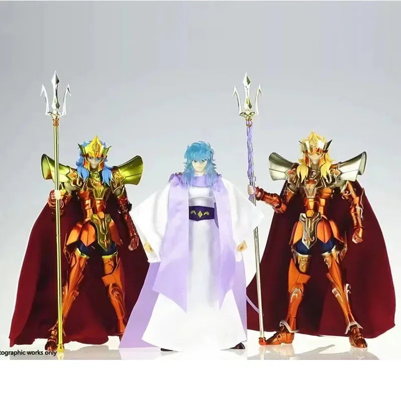 In Stock JM.MST Model Saint Seiya Myth Cloth EXM/EX Poseidon Sea Emperor with Casual Wear Knights of The Zodiac Action Figure
