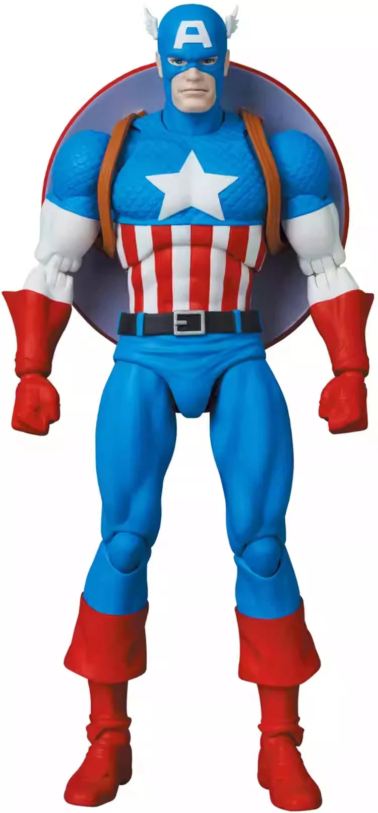 6 Inch Genuine MEDICOM TOY Marvel Captain America MAFEX Action Figure Articulated Collectible Model With Shield Toy