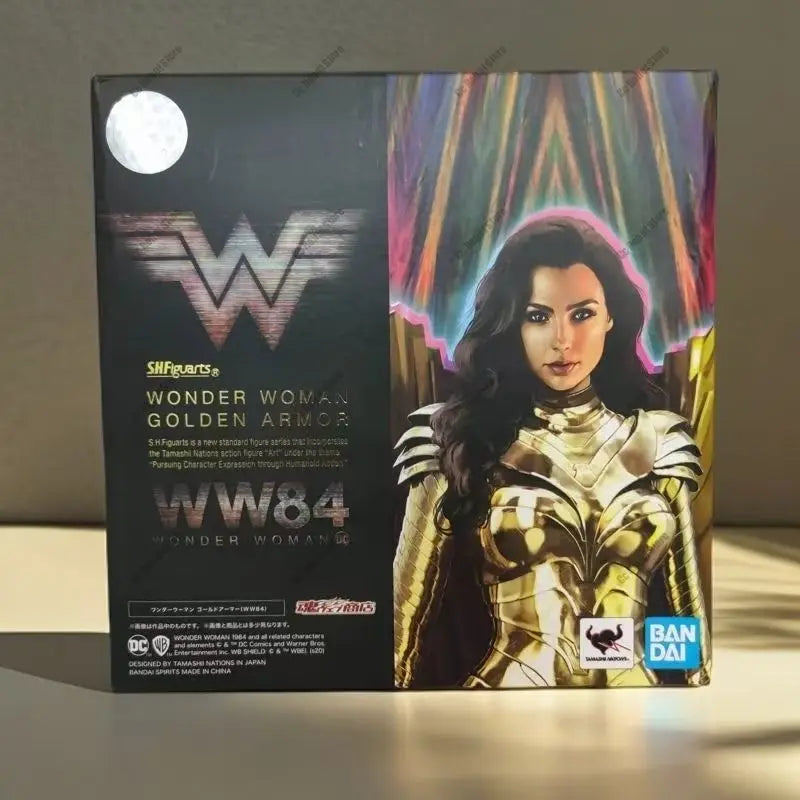 [Bandai Original] Hot-selling Toy SHF Wonder Woman Eagle Armor Version 1984 WW84 Poseable Figure Gift Collection