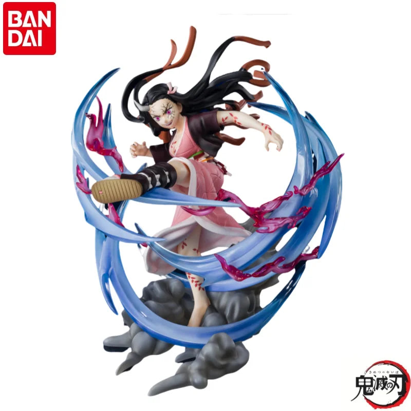 В наличност Оригинална фигурка Bandai Demon Slayer Kamado Nezuko, модел, орнаменти, статуя, празнични подаръци, аниме стоки, играчки