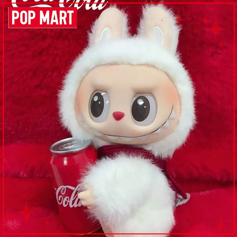 Genuine POP MART Labubu The Monsters Coca Cola Series Blind Box Vinyl Face Plush Doll Pendant Action Figure Christmas Gifts