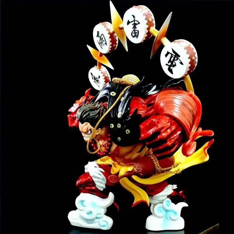 32 cm große ONE PIECE Figur Monkey D. Luffy, vier Level, Anime-Sammlermodell, Schreibtischdekoration, Weihnachtsgeschenk, Kinderspielzeug