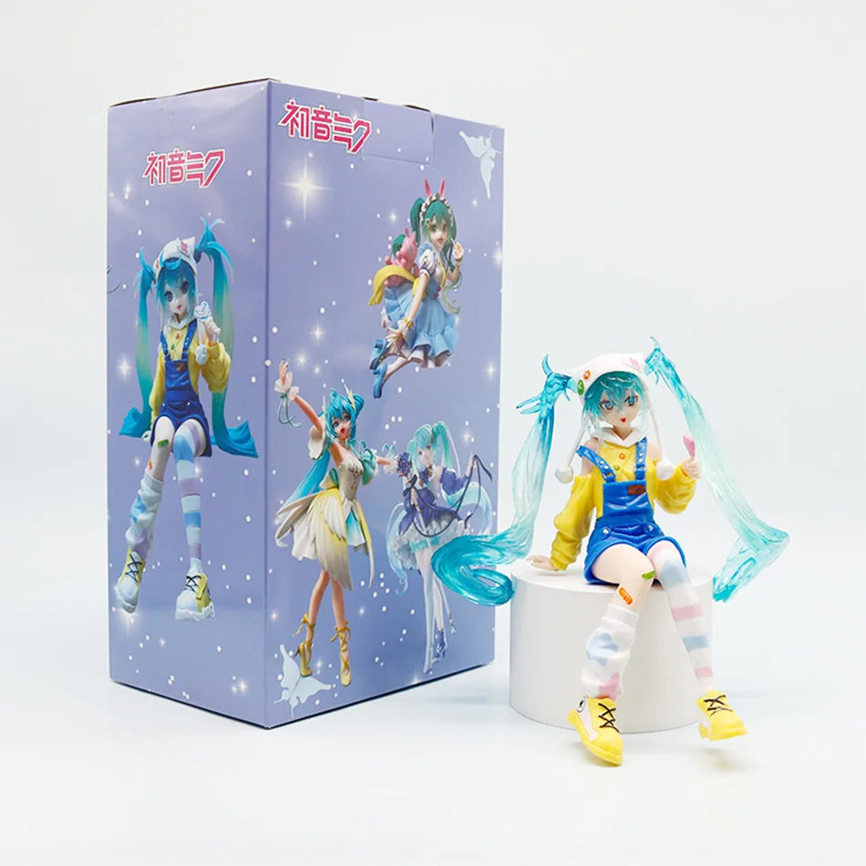 New Hatsune Miku Lollipop Series Figure Anime Peripheral Collectible Models Decorative Decorations Children Kawaii Gift