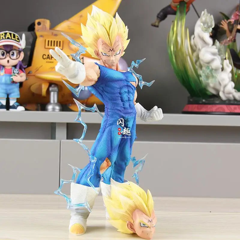 Anime Dragon Ball Z Majin Vegeta Action Figure DBZ Super Saiyan Figuras Toys 26.5cm Collection Model Ornament Peripheral Gift