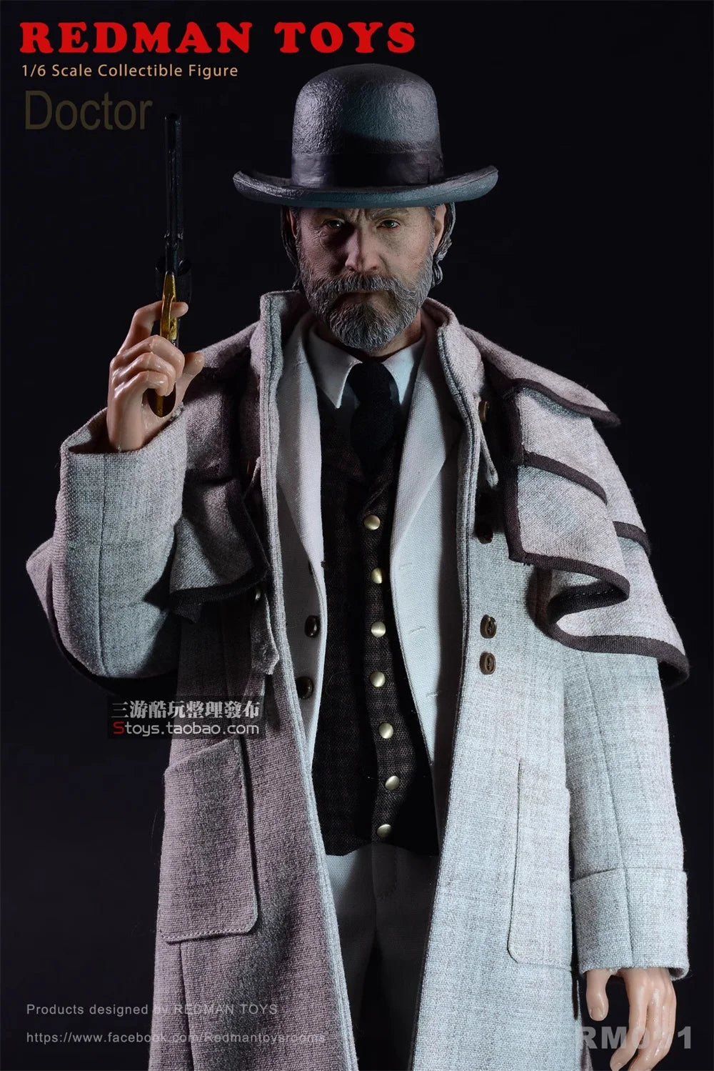 1/6 Man REDMAN TOYS RM051 Doctor Django Guy Full Set Moveable Action Figure Doll About 12" For Fans Collect