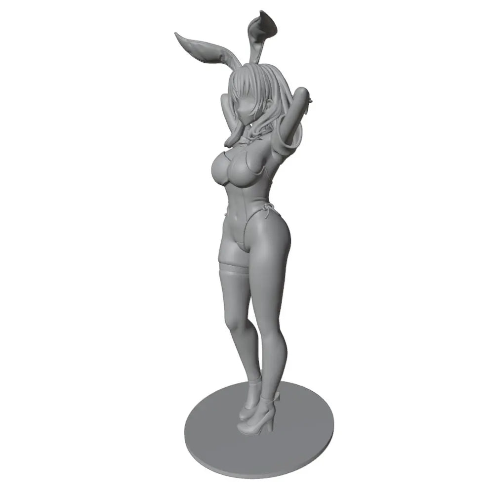 75mm100mm120mm150mm Anime Character Statue GK Miniature 3D Printed Gray Model Figurine DIY Doll Model Unassembled And Unpainted