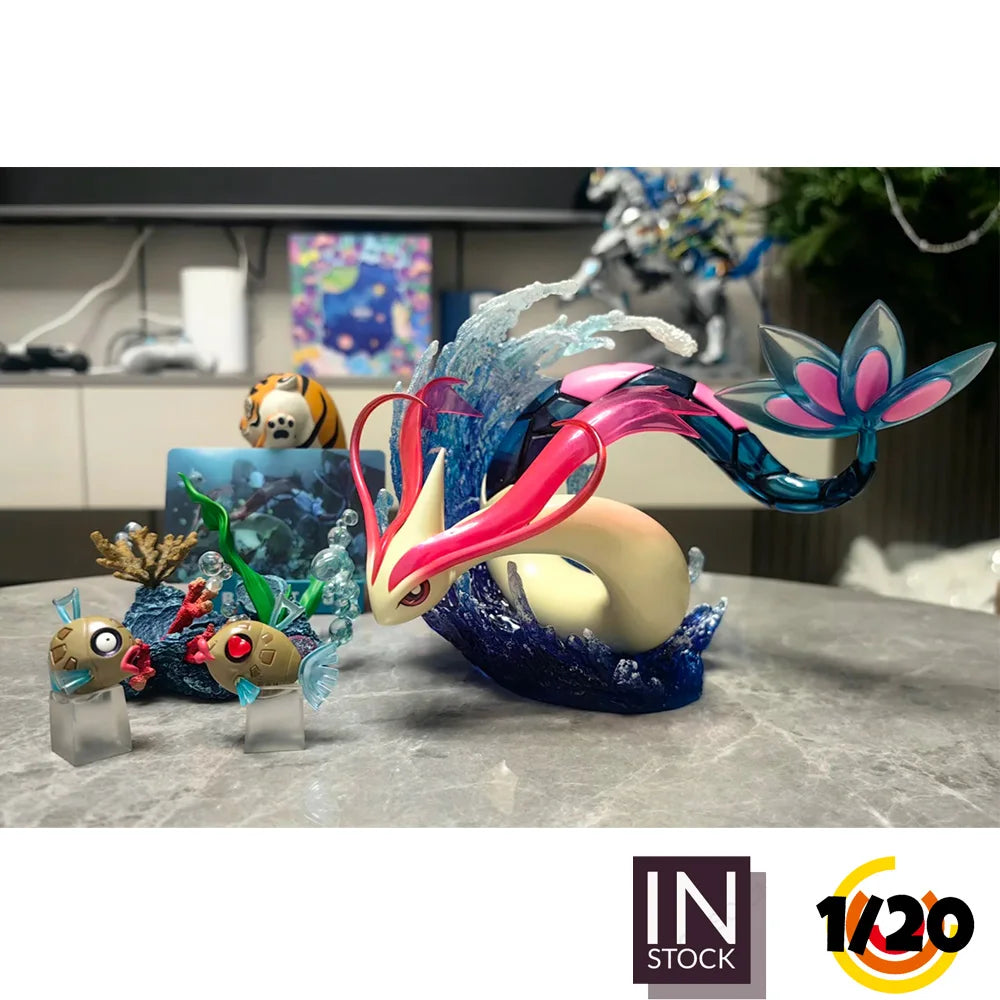 [In Stock] 1/20 Scale World Resin Figure [ZXZ] - Feebas & Milotic