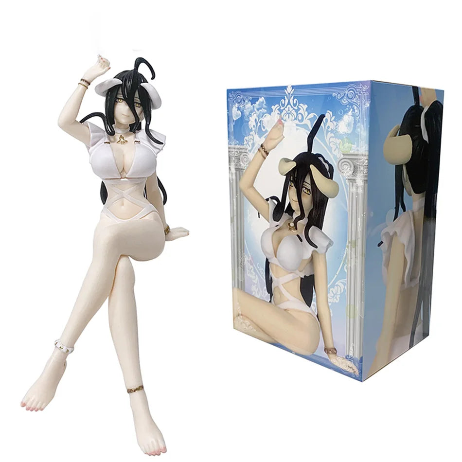 Overlord Albedo In Stock swimwear PVC Anime Action Figures Model Collection Ornament Anime Cartoon Model Toy Gift