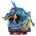 One Piece Series Gk Black Pearl And Land Of Three Dragons Sauron And Three Blade Flow Super Large Figurine Model Ornament Gift