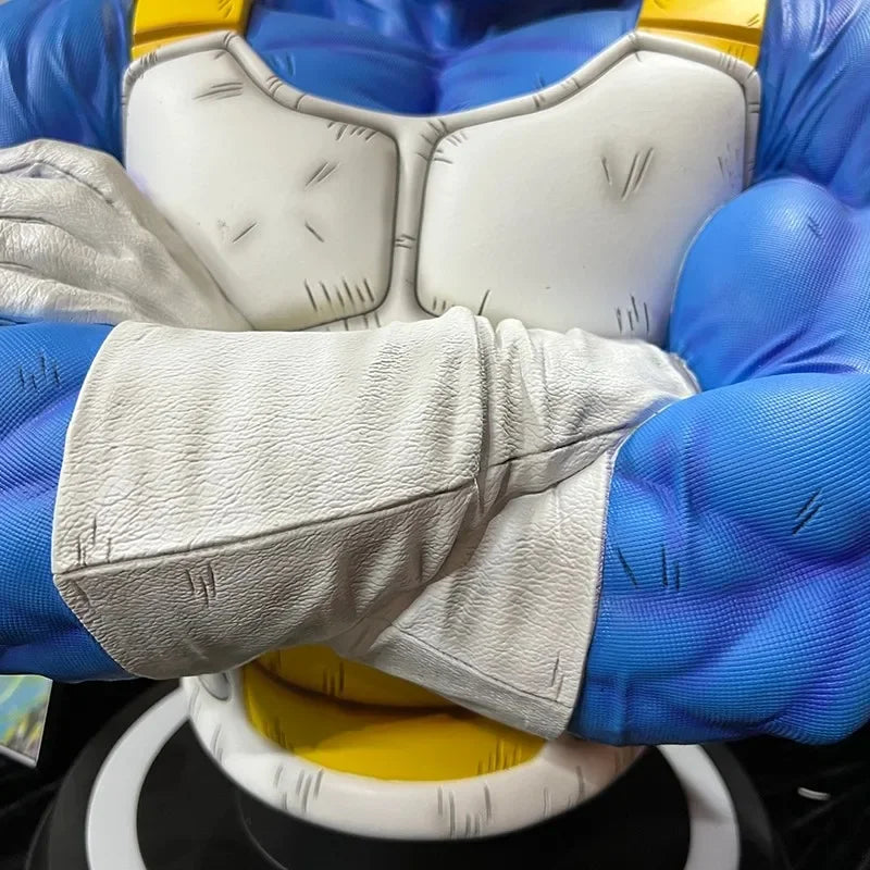 Dragon Ball Anime Model Toy Peripheral VegetaUpper Body Statue Injured in Battle Version Collection, Big Ornaments, Gift, New, 8