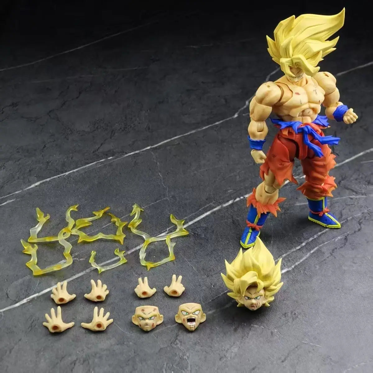 Nan&T Shf Battle Weekly Goku Dragon Ball Z 1/12 Scale Action Figure Model Toys Anime Figurals Brinquedos Birthday Gift