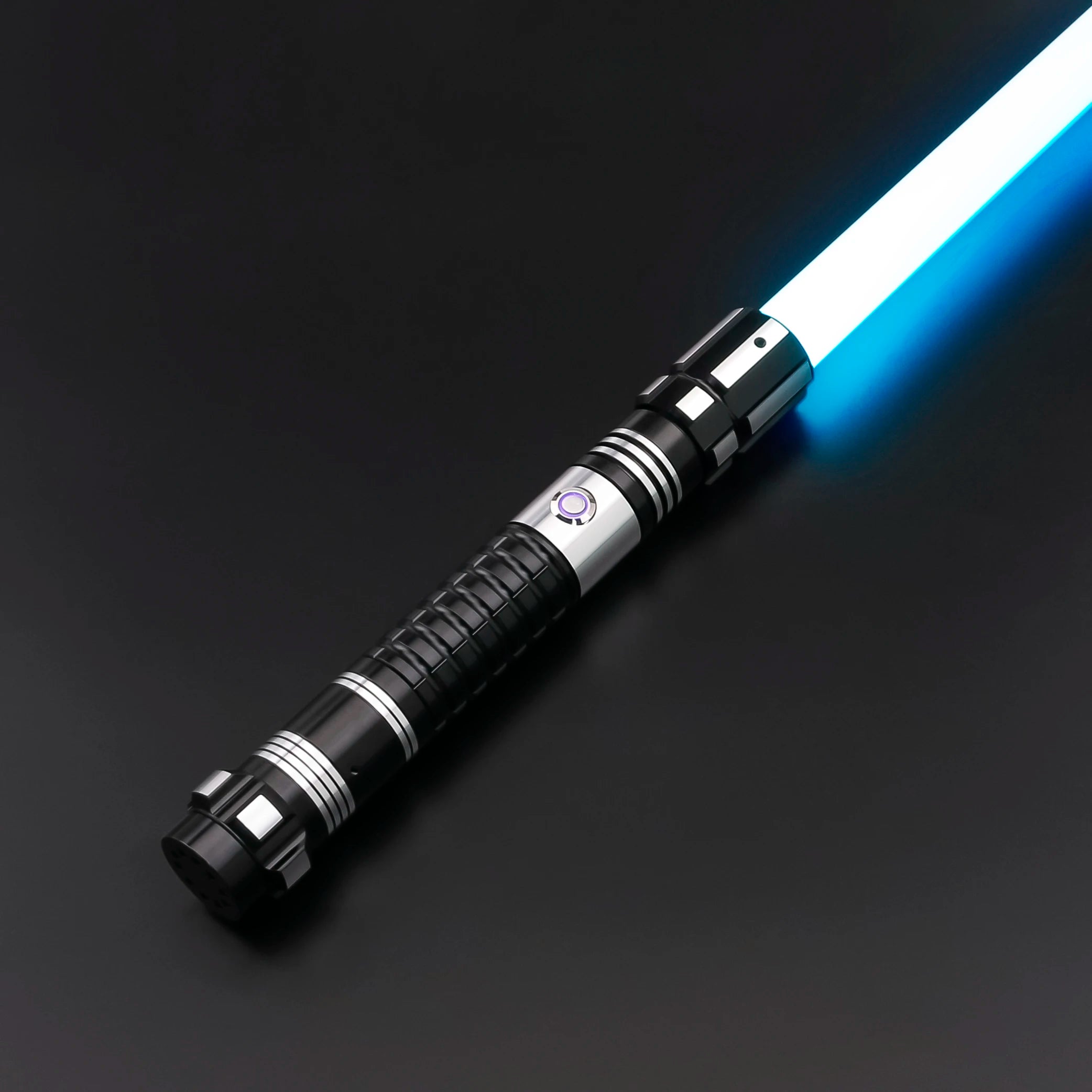 TXQSABER Heavy Dueling RGB / Neo Pixel Smooth Lightsaber Colors Changing Metal Hilt Lock up Blaster Laser Jedi Sword Kids Toys