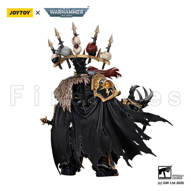 1/18 JOYTOY Action Figure 40K Black Legion Abaddon the Despoiler with Drach'nyen and the Talon of Horus Anime Toy