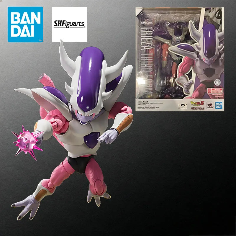 Special Offer on Sale Bandai Original MODEL KIT S.H.Figuarts Dragon Ball Z Full Power Frieza Anime Action Figure  Model Toys