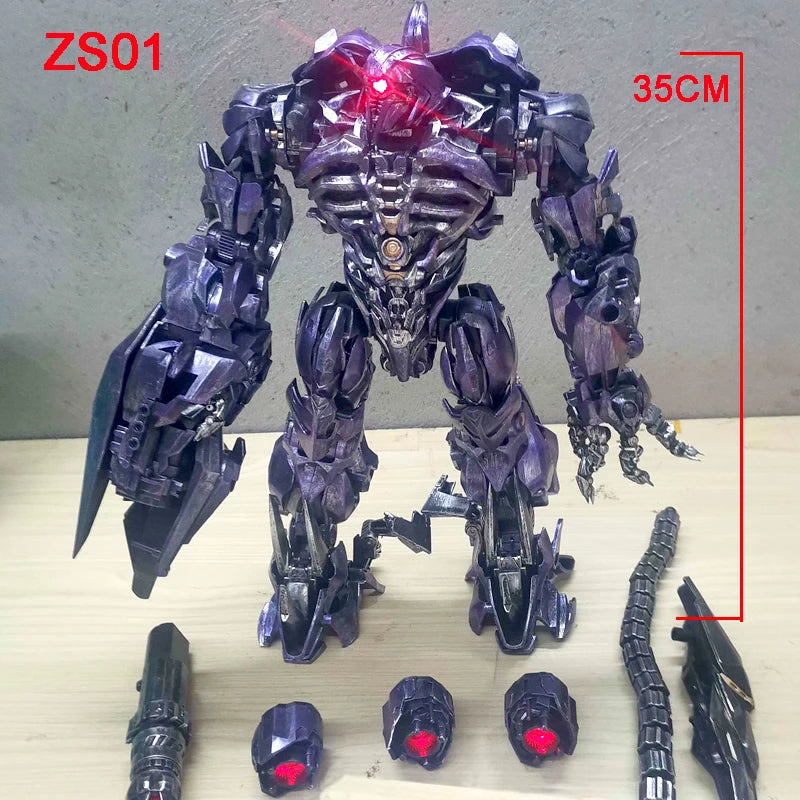 Zeus ZS01 Shockwave Transformation Toys Weijiang Grimlock W8600 LS05 Universe Guardian Action Figure Deformation Robot Model