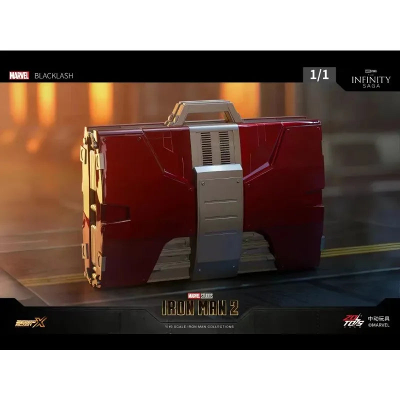 Original ZD TOYS Marvel Legends Series IRON MAN MK5 SUIT CASE SET Action Figure Model Toys Gift