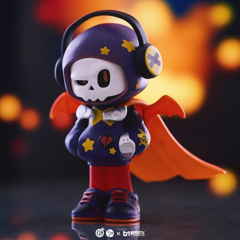 MR.BONE-MINI Red White Temperature Change Series Anime Action Figures Desktop Decoration Collecte Model Mystery Box Gift Toy