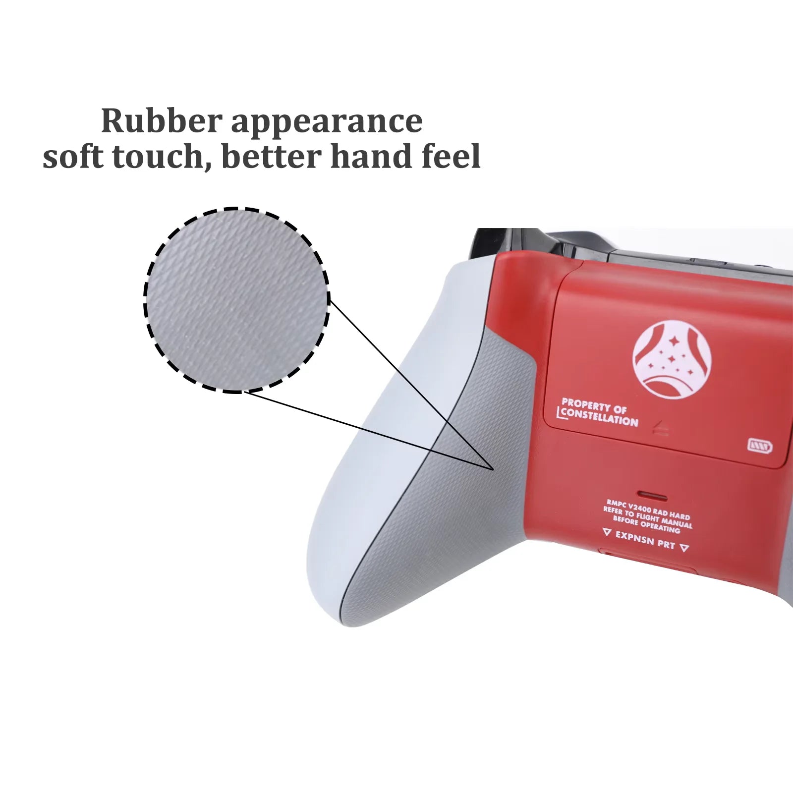 CoolerAge For Xbox One Slim Controller Limited Edition Soft Touch Custom Bottom Shell Back Panels Case Cover Gamepad Replacement