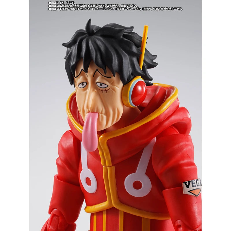 100% Original Bandai S.H.Figuarts Shf Monkey D Luffy Gear 5 One Piece Future Island Egghead Anime Action Collection Figures Toys