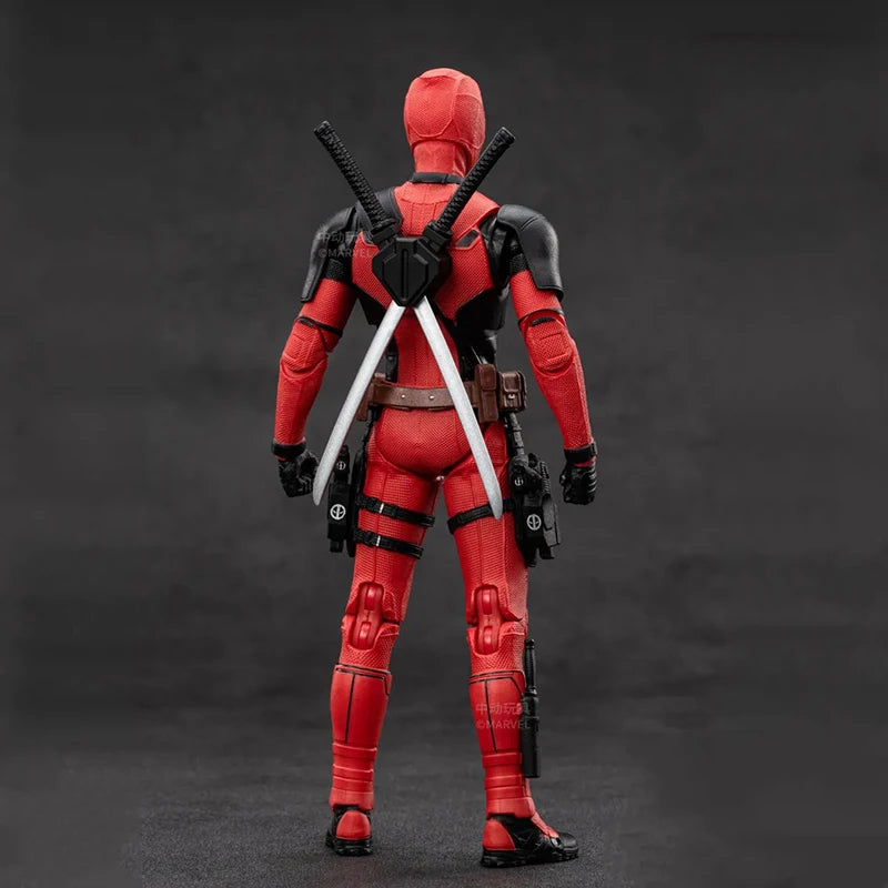 New ZD Toys Deadpool & Wolverine Model 7in 1/10 Action Figures Deadpool Model Marvel Superheroes Collection Ornaments Boys Gifts