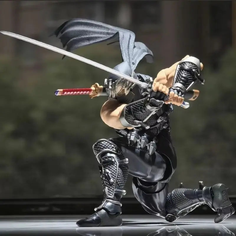 Revoltech Amazing Yamaguchi Ryu Hayabusa Ninja KO Articulated Action Figures Exquisite Model Kit Boy Collectible Trendy Toy Gift