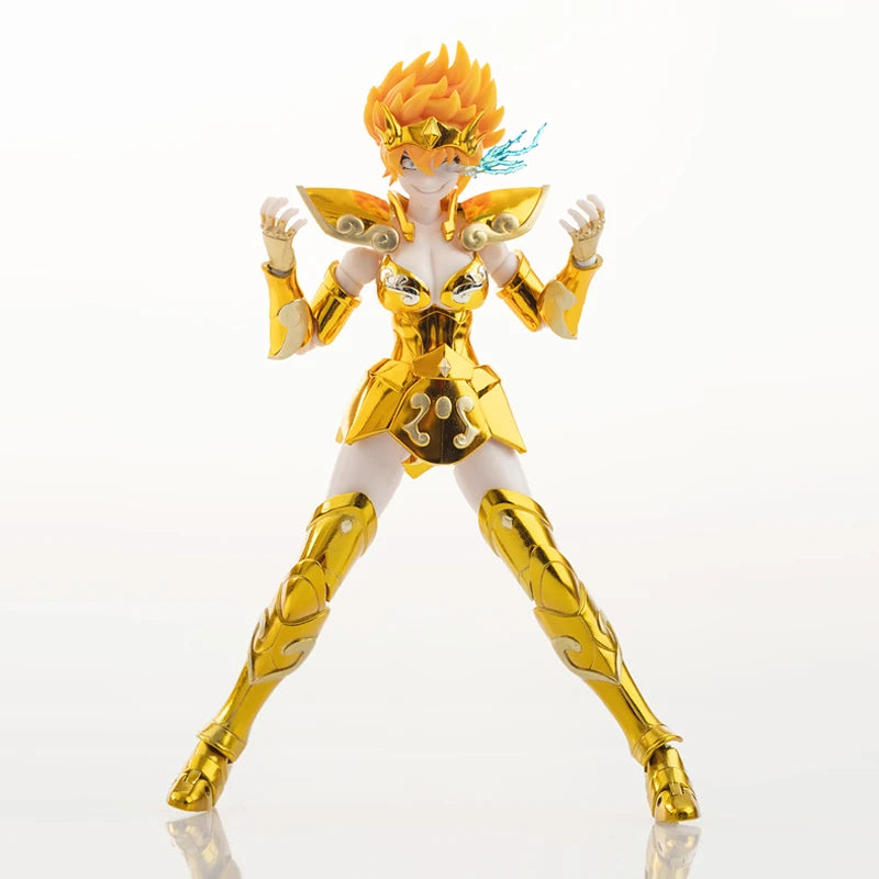 Pre-order Great Toys/GT Saint Seiya Myth Cloth EX Leo Sandy Holy Contract Female Zodiac Knights of Action Figure Model