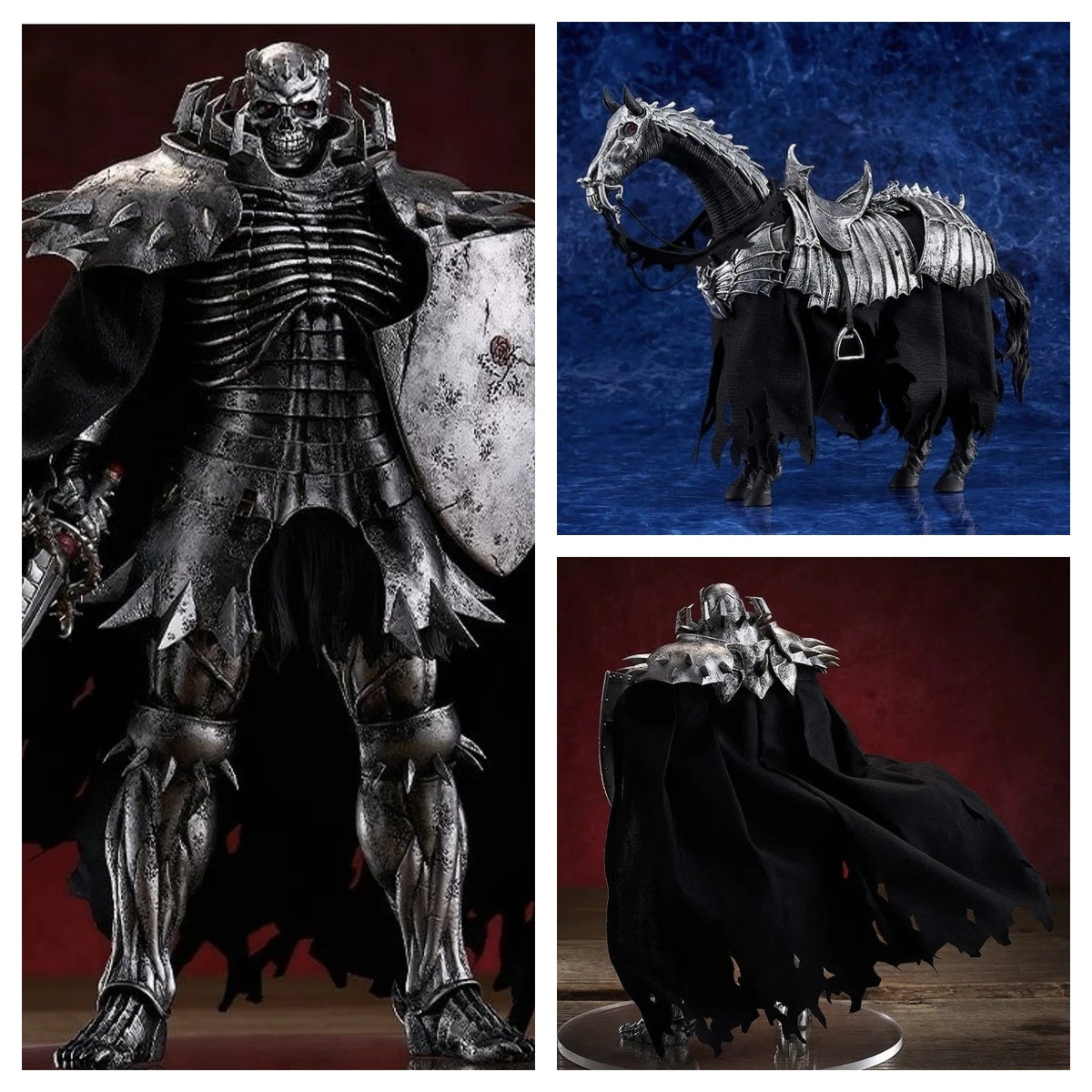 Arkham Factory KO Figma Skull Knight Skeleton Steed Anime Action Figures Max Factory Berserk Figurine Model Statue Gifts Toys