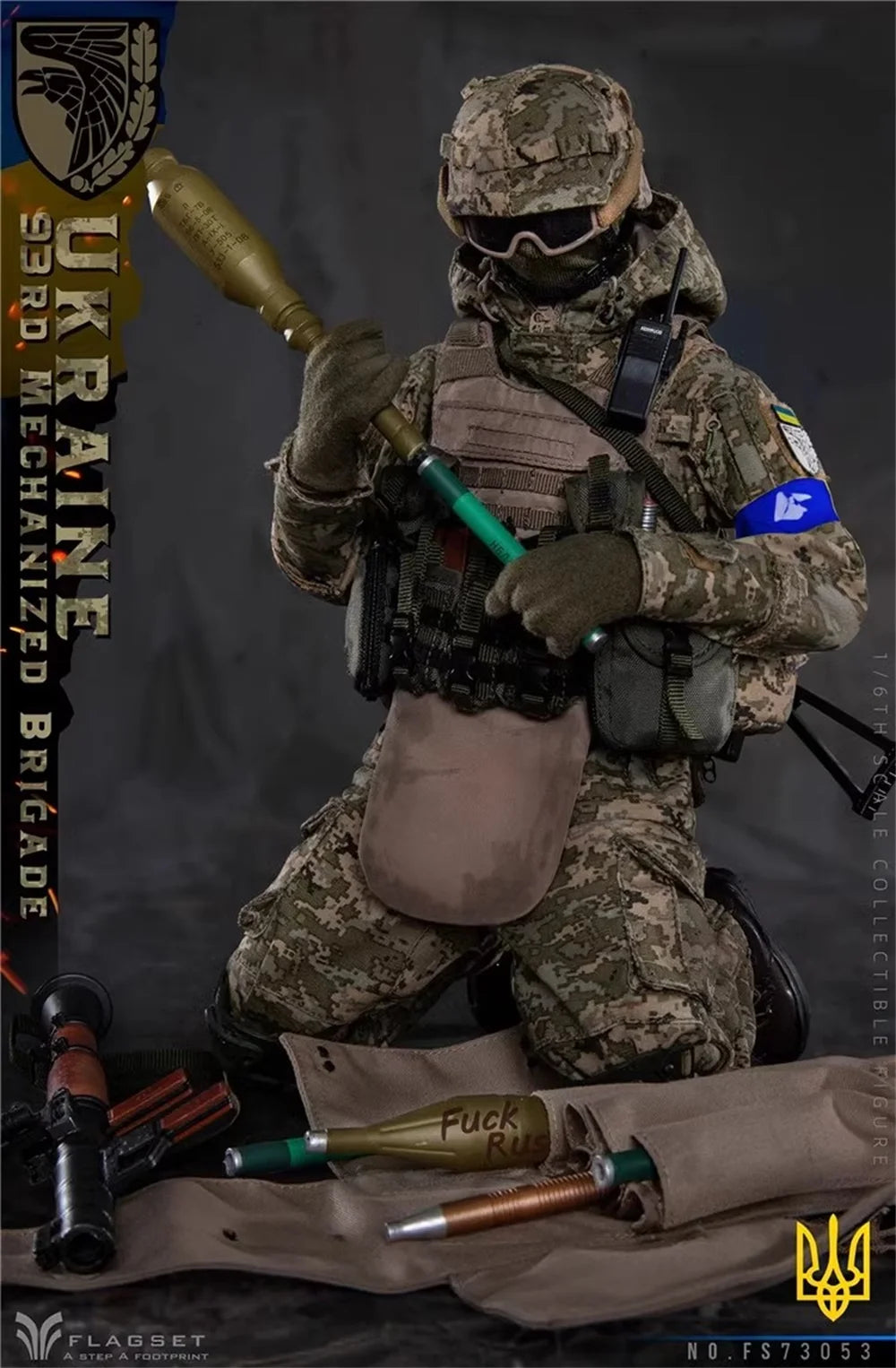 1/6 Flagset FS 73053 War Battle Soldier Warrior Operator Full Set Moveable Action Figure Gift For Fans Collect