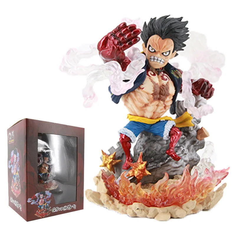 One Piece GK Anime Figur Modell Gear 4 Monkey D Luffy Actionfigur 24 cm Höhe Statue Sammlung Spielzeugpuppe Figma
