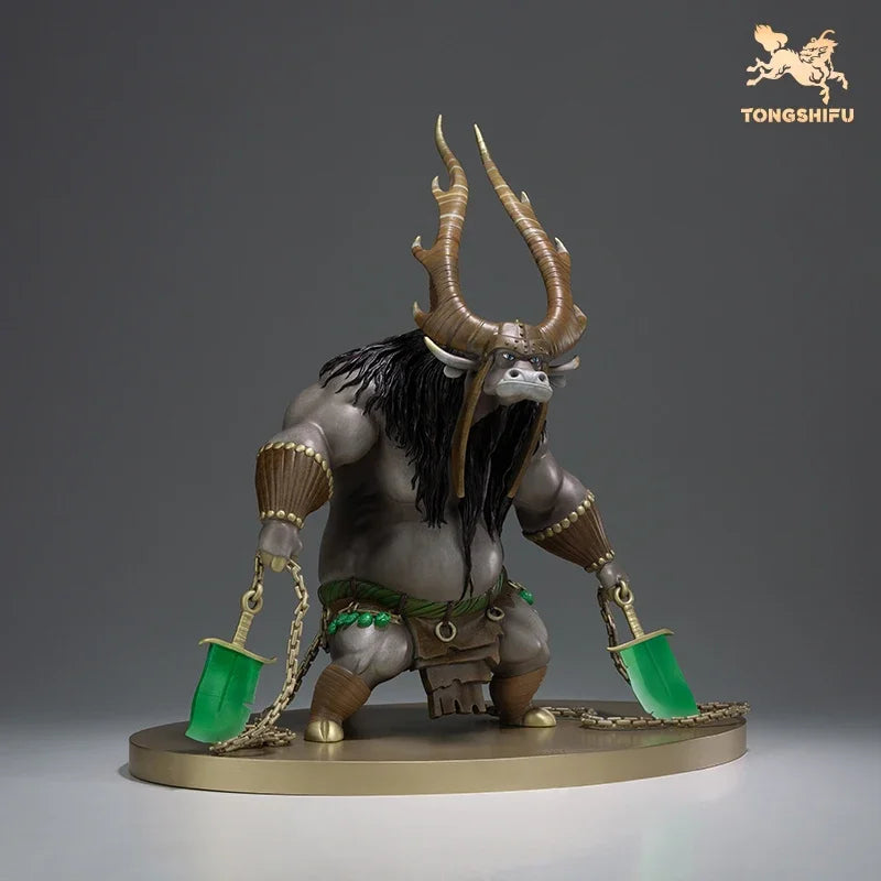 Copper Craft Chinese Cartoon Film Kung Fu Panda Animal Figurines The Demon King Sculptures Ornament Desktop Decor Art Collection
