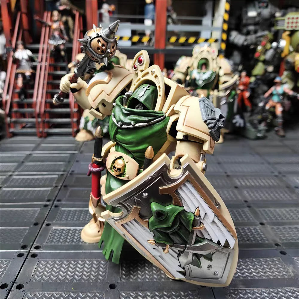 【JOYTOY】Warhammer 40K 1/18 Action Figure Dark Angel Deathwing Knight 3 Pieces Anime Military Model Toy Gift Collection